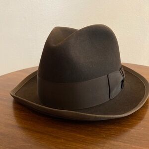 Stetson Dark Brown Fedora Hat
